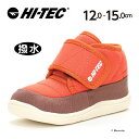 ハイテック HI-TEC  子供靴 ベビー アウトドア スニーカー HT KD054 ROVER CHUKKA BABY ローバー チャッカ オレンジ 撥水加工