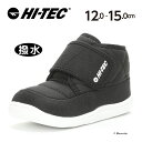 【10％OFFクーポン 5/1まで】ハイテック HI-TEC 【50％OFFセール】 子供靴 ベビー アウトドア スニーカー HT KD054 ROVER CHUKKA BABY ローバー チャッカ ブラック 撥水加工 黒