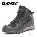 楽天ムーンスター公式ショップ【4/27-5/1 10％OFFクーポン】ハイテック HI-TEC 【30％OFFセール】 メンズ/レディース トレッキング シューズ ミッドカット HT HK038 AORAKI TREK WP アオラギ トレック WP ブラック 透湿防水 抗菌防臭 梅雨 父の日 母の日 黒