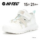  ハイテック HI-TEC  子供靴 キッズ サマーシューズ HT KD059 HELMS ヘルムス オフホワイト 抗菌防臭 白