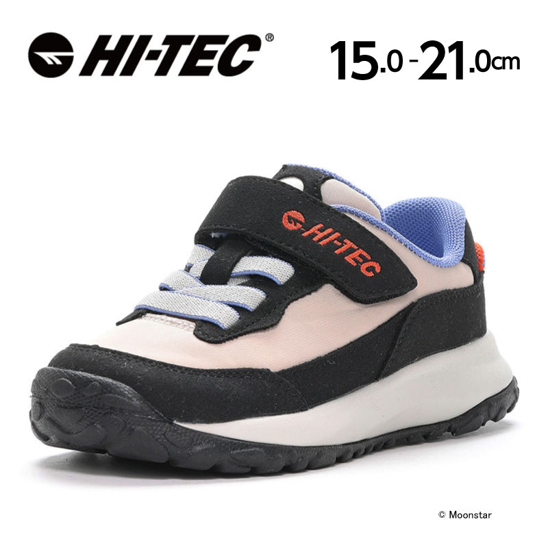 楽天ムーンスター公式ショップ【5/10限定！抽選で最大100％Pバック】ハイテック HI-TEC 【30％OFFセール】 子供靴 キッズ スニーカー HT KD062 AKARIS アカリス ブラック/ベージュ 抗菌防臭 黒