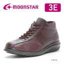 【6/29 00:00-7/1 23:59 10%OFFクーポン】ムーンスター スポルス レディース コンフォート シューズ SP3604NSR ワイン moonstar 3E 防滑底 スぺラン 撥水加工 ファスナー付 国産 日本製 おしゃれ スノーシューズ