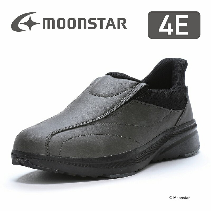 【ポイント20倍12/11(木) 9:59まで】ムーンスター メンズ ウォーキング スニーカー SPLT AMM112 グレイ..