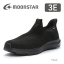 ムーンスター メンズ ウォーキング スニーカー SNGY M25 ブラック moonstar 3E 抗菌防臭 黒