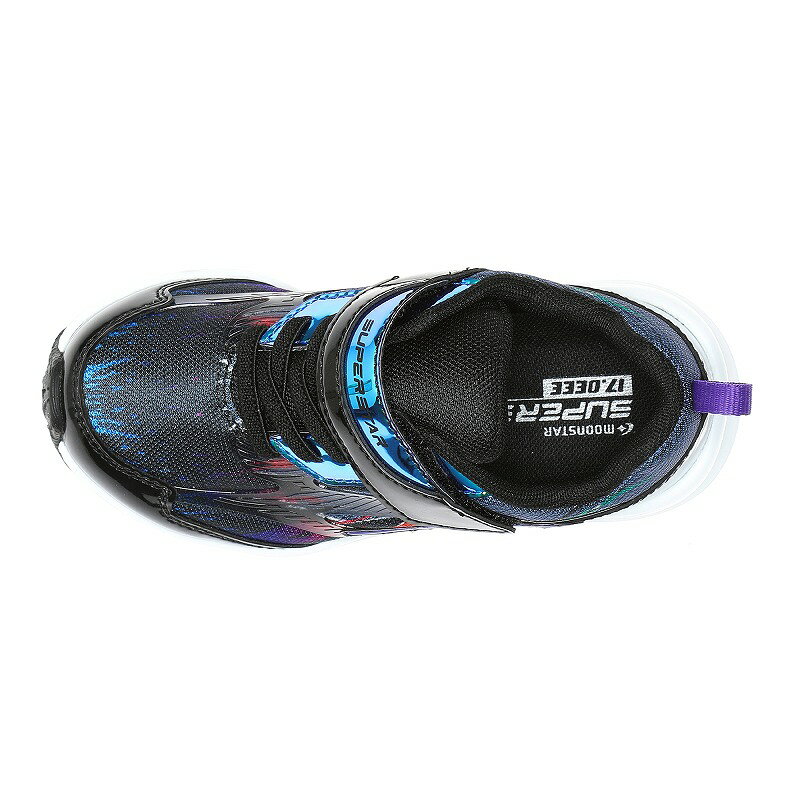 【7/15 00:00-23:59 10%OFFクーポン】ムーンスター スーパースター 子供靴 キッズ ジュニア スニーカー SS K1196 ブラック moonstar 幅広 3E 速く走る バネのチカラ パワーバネ Ag+抗菌防臭 運動会 男の子 黒【残りサイズ15.0cm16.0cm】【セール値下げ40%OFF】 yoikutsu-10038632 ムーンスター公式ショップ サンプル画像3