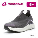 ムーンスター レディース ウォーキング スニーカー SNGY LY08 チャコール moonstar 3E 抗菌防臭【2025年春新作】