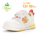 【5/30 00:00-6/1 23:59 10%OFFクーポン】ディズニー くまのプーさん 子供靴 ベビー シューズ DN B1318 ホワイト ムーンスター...