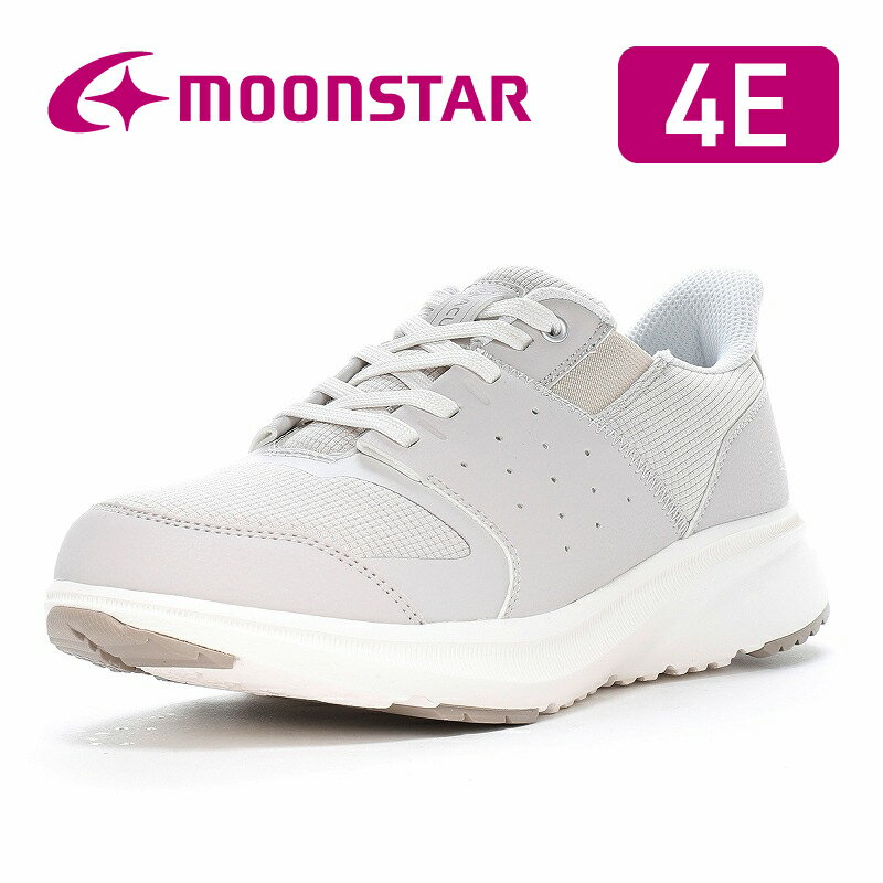 【ポイント20倍12/11(木) 9:59まで】ムーンスター レディース ウォーキング スニーカー moonstar 幅広 ..