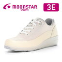 ムーンスター レディース コンフォート シューズ 幅広 3E 撥水加工 ファスナー付 おしゃれ 梅雨 母の日 moonstar スポルス【2025年春新作2月1...