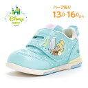 【8/30 00:00-23:59 10%OFFクーポン】ディズニー ティンカー・ベル ピーター・パン 子供靴 ベビー シューズ ムーンスター moonstar 女の子【2025秋新作7月1日発売】DN B1318 ミント