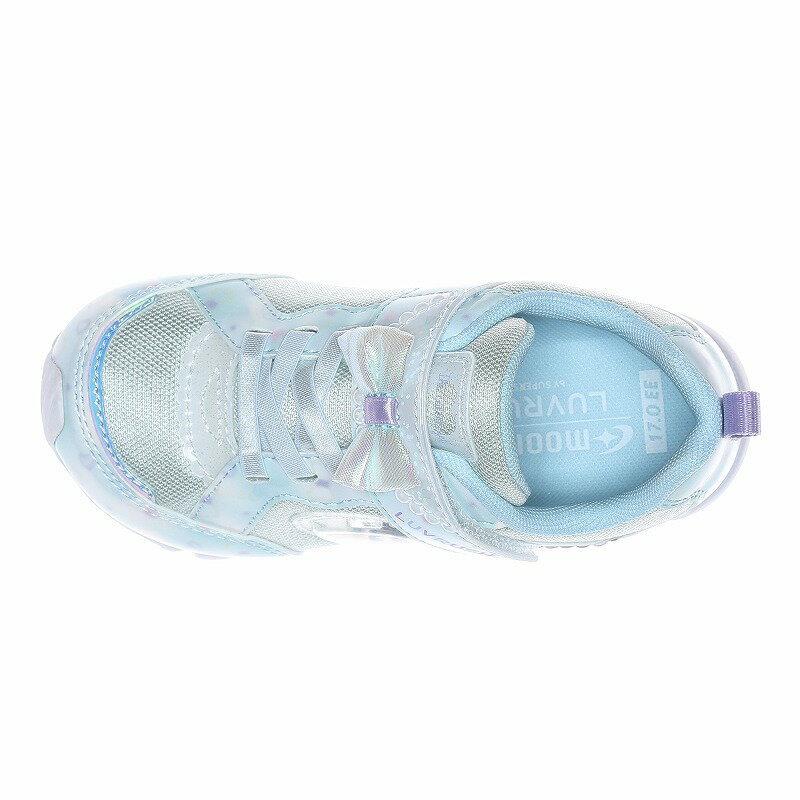 白底 ムーンスター ラブラッシュ 子供靴 キッズ ジュニア スニーカー moonstar LUV...