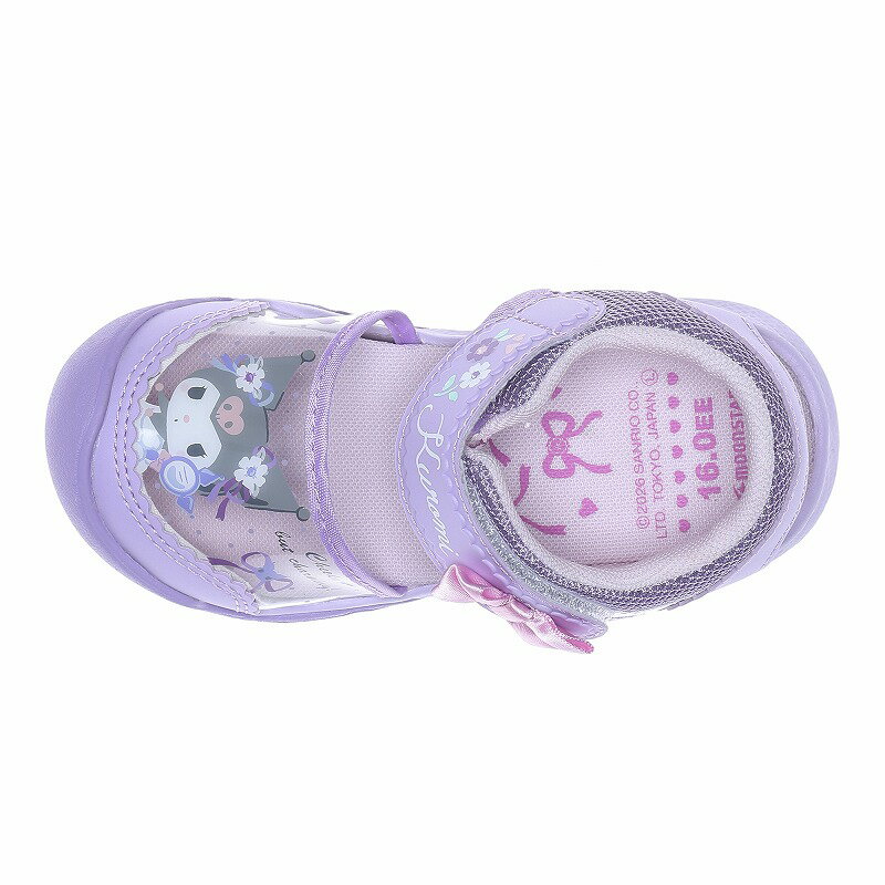 サンリオ クロミ 子供靴 キッズ サンダル サマーシューズ ムーンスター moonstar ...
