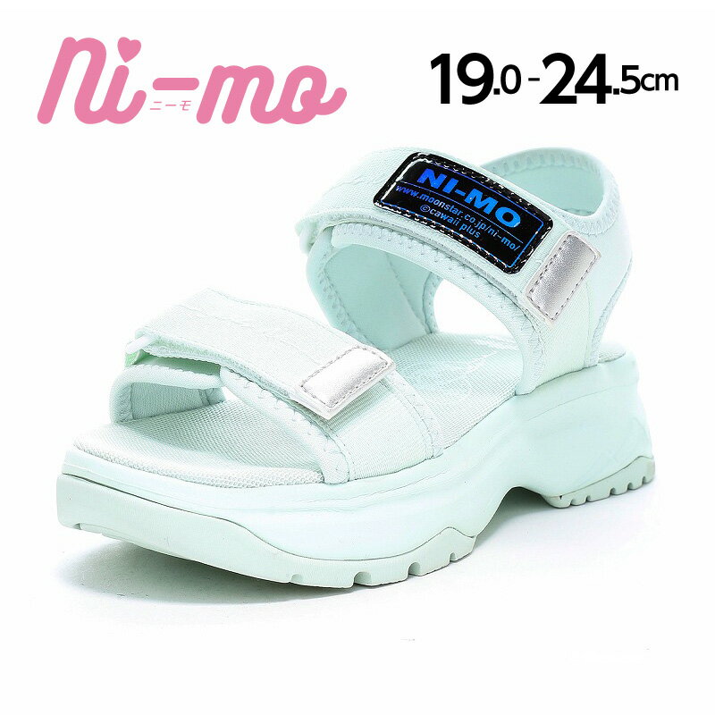 [6/4 20:00-6/11 1:59 10% OFF 쿠폰] 문 스타 니모 아이 신발 주니어 샌들 후저 moonstar ni-mo # 스타일 업 보여 여자 [2026 년 봄 신작 4 월 1 일 발매] NM J153 민트