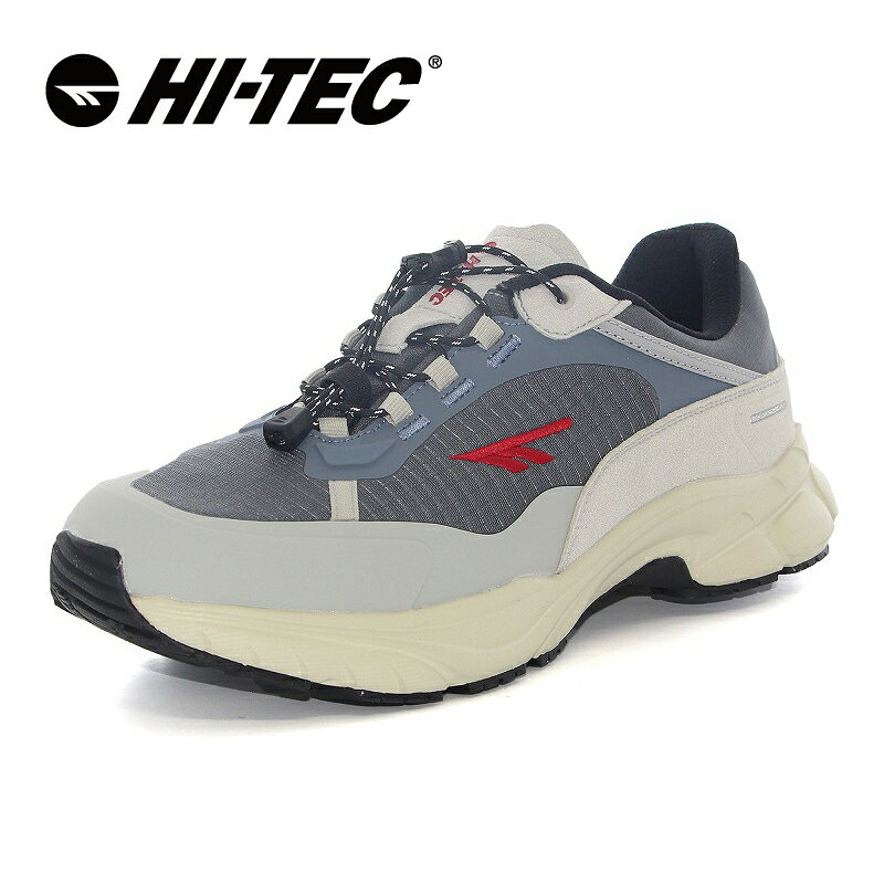 【10/19-10/20 10%OFFクーポン】ハイテック HI-TEC メンズ レディース ユニセックス アウトドア ハイキング スニーカー 23-29cm 透湿防水 抗菌防臭 脱ぎ履き簡単クイックレース HT HK048 NOXHAZE WP ノックスヘイズ アスファルトグレー【2026年秋新作8月18日発売】
