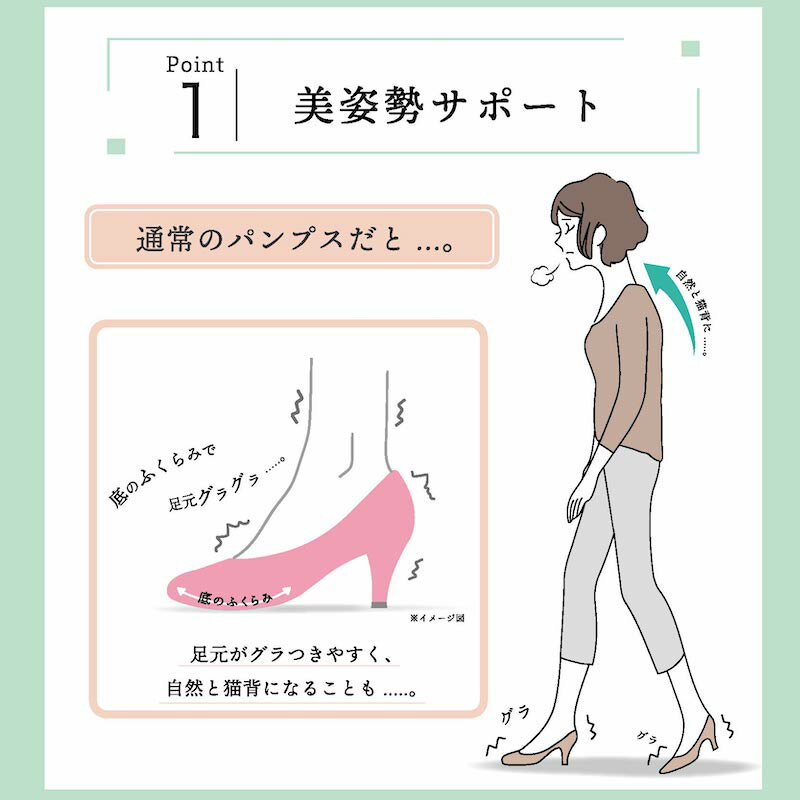 ムーンスター moonstar sugata レディース パンプス ローファー ソフトスクエアト...