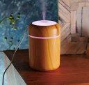 木目調加湿器 warmth 280ml 小さい加湿器 コンパクト加湿器 (zk) / おしゃれな木目調♪ 色とりどりの光に癒される、USB式コンパクト加湿器!