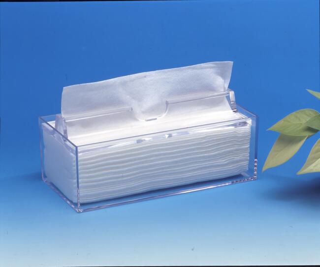 【送料無料】ペーパータオルケース　DESCO デスコ 　蝶プラ工業【RSL】【あす楽】(ev) / クリアで高級感溢れるペーパータオルケースのサムネイル
