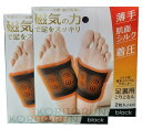 【お得な2セット】【ネコポス】足裏用 サポーター シルク混 磁気メディカル サポーター 足裏用 こりとるん (2枚・1足組) ×2セット ブラック (ev)/ ...