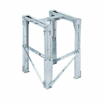 【送料無料】日晴金属 メーター架台(25〜100号用)平地置用高さ600mm MK-60【沖縄・離島・一部地域出荷不可】