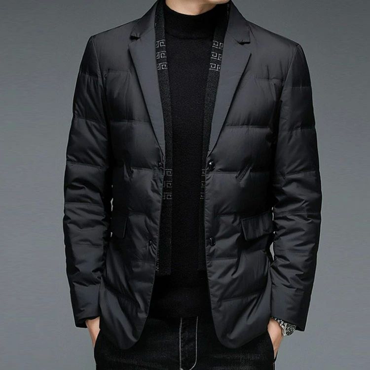 通勤 羽毛 カジュアル 防寒着 冬服 ビジネス ダウン90％ ダウンジャケット ブレザー ダウンコート メンズ テーラードジャケット