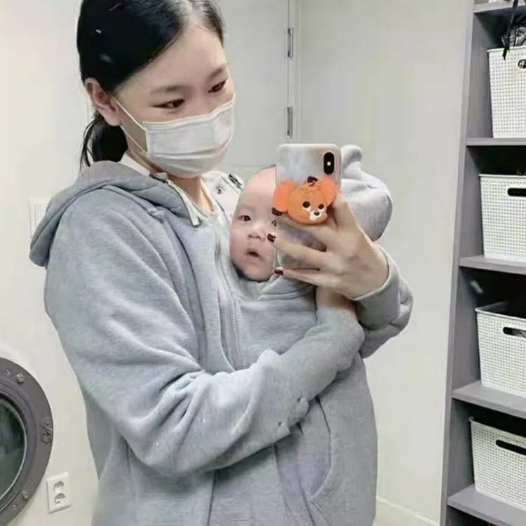 暖 春秋冬 ジャケット ママコート レディース 長袖 ダッカー マタニティ ダッカー付き 抱っこ ジャケット 取り外し可能 アウター 3