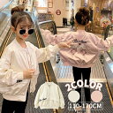 春物 ミリタリー風 ジュニア 刺シュウ 子供コート アウター ジャンパー ジャケット スタジャン フライトジャケット 子供 女の子(4)