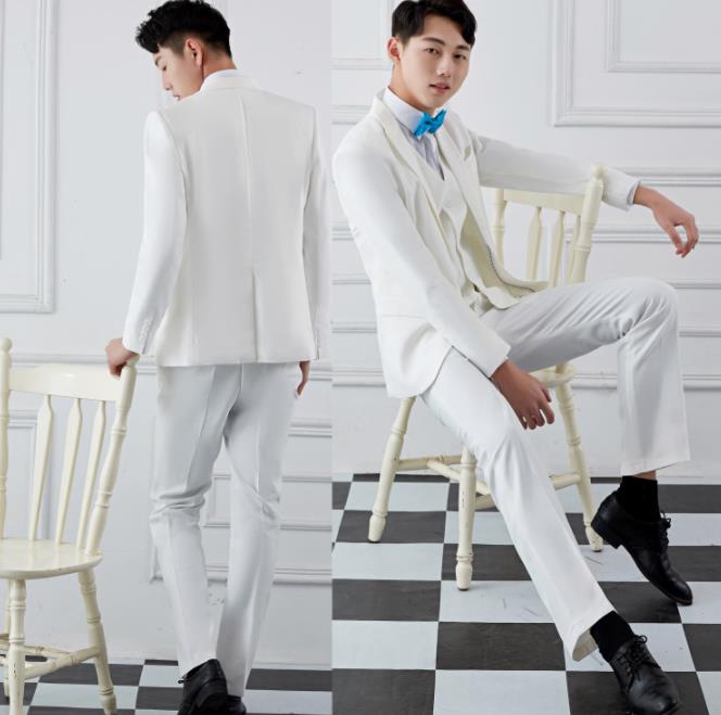 結婚式 紳士 ビジネススーツ コート 3点セット メンズ オフィス OL パンツスーツ 洗える ビジネス 事務服 忘 長袖 トップス