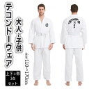トレー 武道 制服 スポーツウェア セットアップ カンフー 空手着 ユニフォーム テコンドー テコンドーウェア キッズ 子供 大人