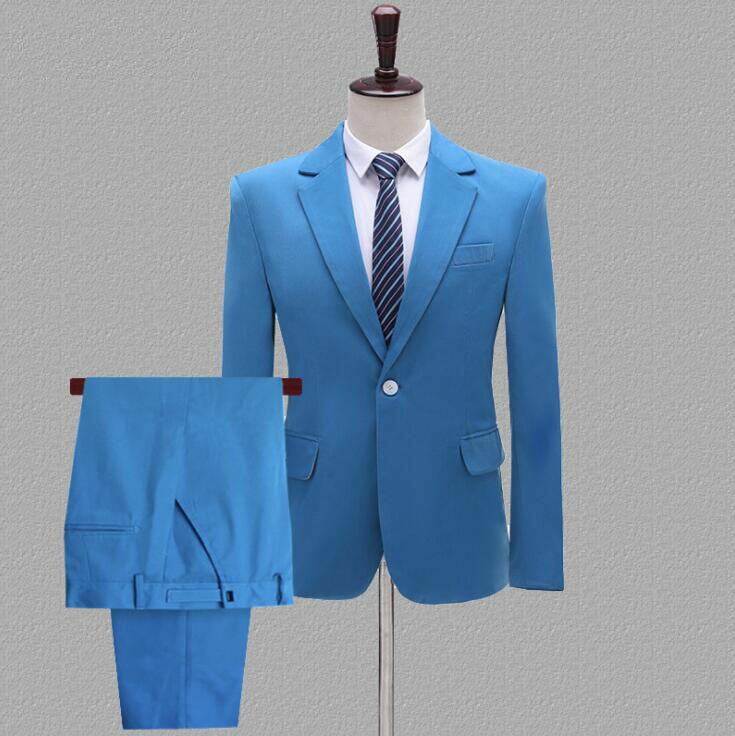 テーラードジャケットスリム一つボタン舞台ステージ演出服歌手カラオケ衣装結婚式パーティースーツ舞台コスプレジャケットS〜5L