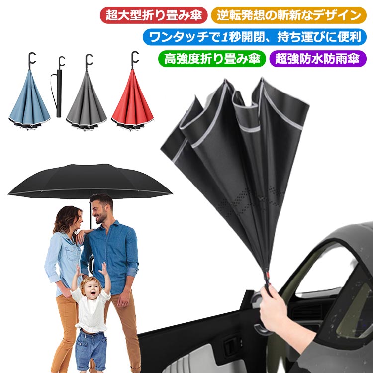 雨具 ワンタッチ 軽量 おしゃれ 防水 大きいサイズ メンズ レディース UVカット 晴雨兼用 男女