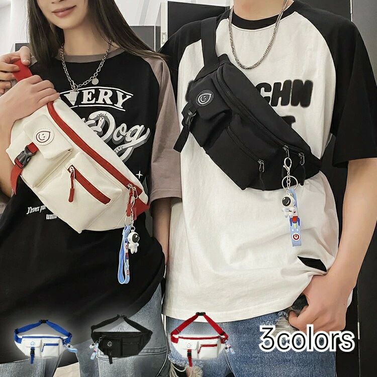 レディ メンズ バッグ サイクリング ポーチ ボディバッグ 撥水 小型ウエストポーチ ショルダーバッグ 男女兼用 ウエストバッグ