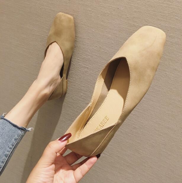 フ カジュアルシューズ ローヒール フラットヒール Vカット 楽レディース 走れる 歩きやすい 痛くない パンプス 2wayバブーシュ