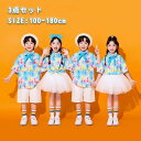 子供服 発表会 幼稚園 中学生 セットアップ 男女兼用 運動会 チーム 小学生 衣装 上下セット ダンスイベント 応援服 チアダンス