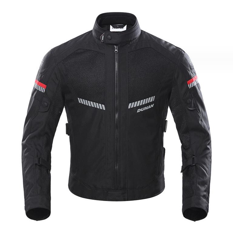 メッシュ 夏用 メンズ プロテクター装備 バイク用ジャケット 通気性がいい バイクウェア 耐磨 ライダースジャケット ライダース(2)