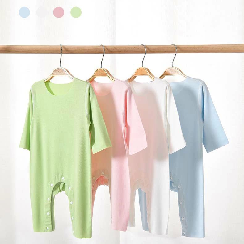 ギ 出産祝い 肌着 カラバリ 4色 お部屋着 夏服 子供服 ユニ 女の子 男の子 ベビー服 赤ちゃん 新生児 半袖 キッズ カバーオール