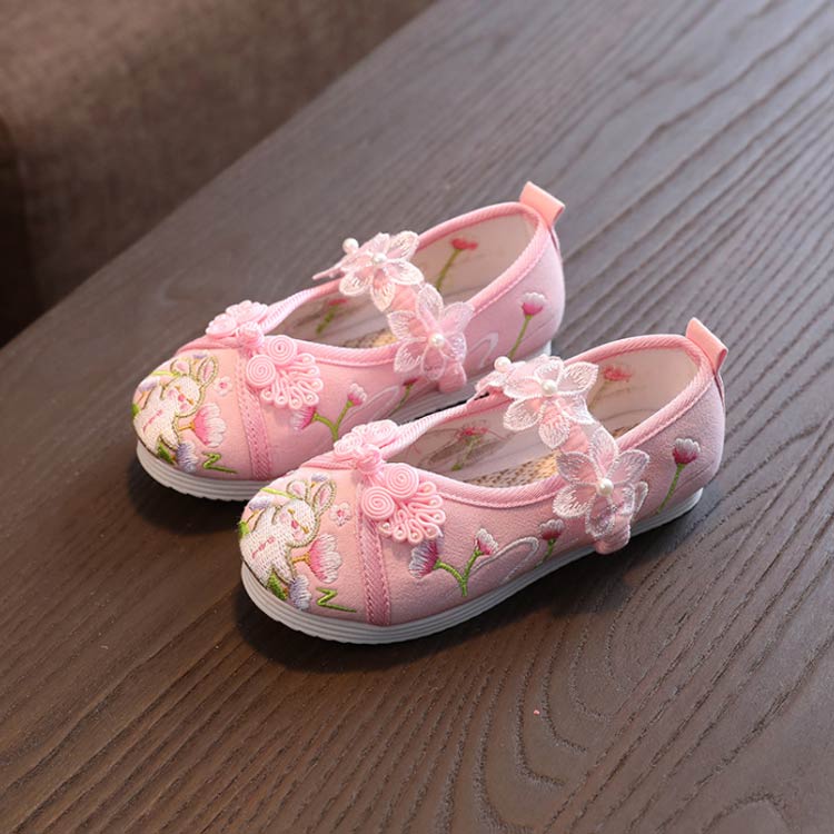 履 着物 楽ちん草履 歩きやすい 軽量 子供靴 痛くない草履 刺繍 和装 うさぎ 七五三靴 キッズ 草履 楽ちん靴 女の子 柔らかい 靴