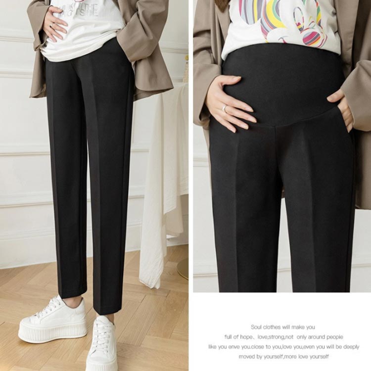 マタニティウェア 秋 春 オフィス スーツ スラックス パンツ マタニティ レディース マタニティパンツ