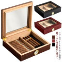 木製シガレット 保湿シガーボックス 喫煙具 加湿器 湿度計 高光沢 シガーボックス 葉巻ケース シガー 木材 手作り 葉巻ボックス