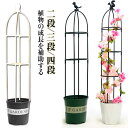 つる性植物 バラ 園芸用品 花 花支え 支柱 つる花 バラ用 庭 トレリス 簡易組立式 植物サポート 操作簡単 高さ調節可能 金属製