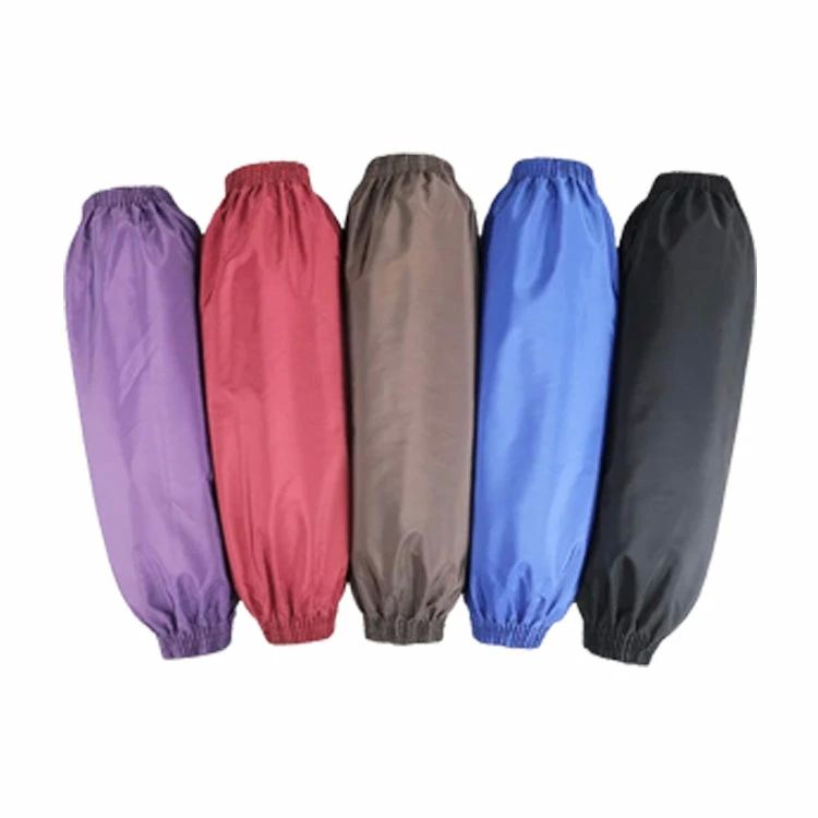 園 カフスリブ付き キッチングローブ 汚れを防ぐ 家事 アームカバー ナイロン製 防水 袖口カバー 袖カバー 撥水 農作業 腕カバー