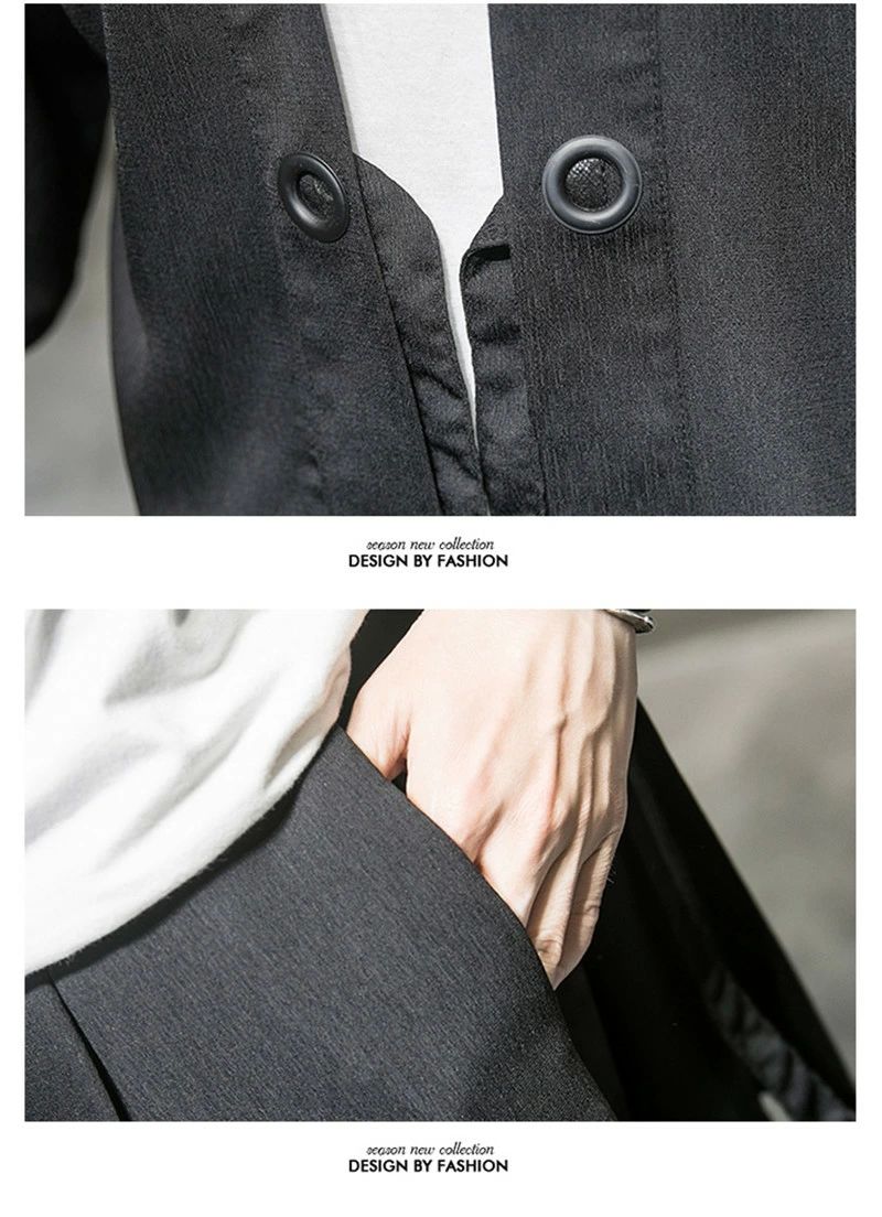 おし 薄手 ゆったり 半袖 7分袖 カーディガン ロング カジュアル 和風 上下セット メンズ 着物 セットアップ 羽織 作務衣 メンズ