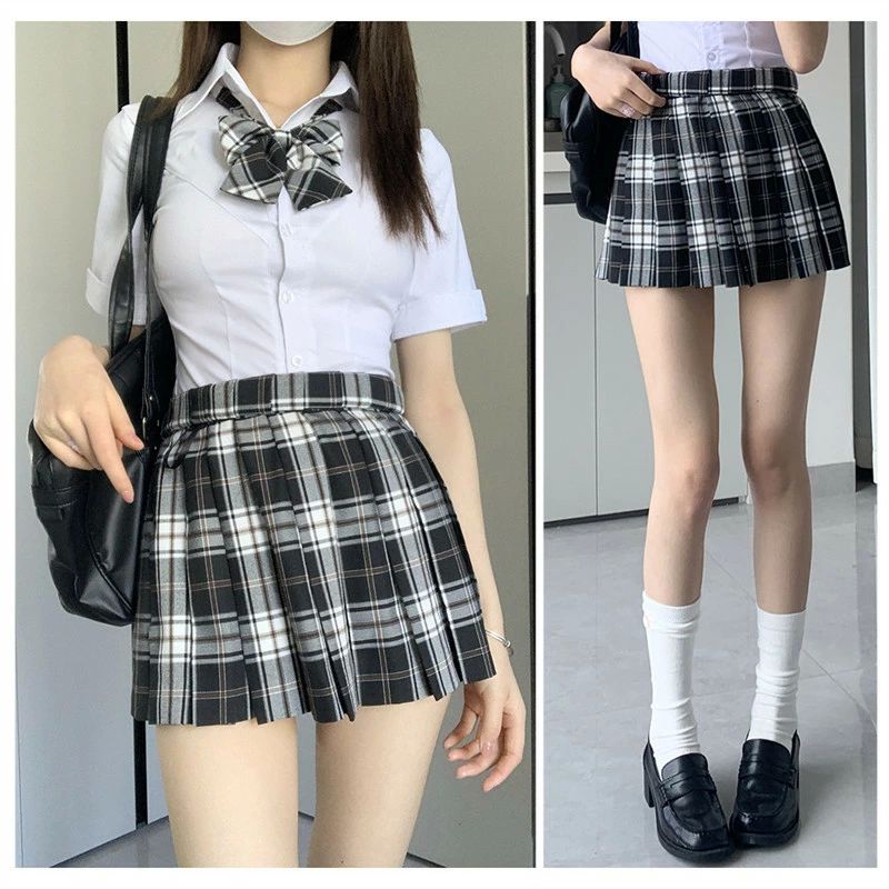 ミニスカート コスプレ チェック柄 ギンガム 学生服 中学生 高校生 制服 プリーツスカート チェックスカート スカート 女子高生