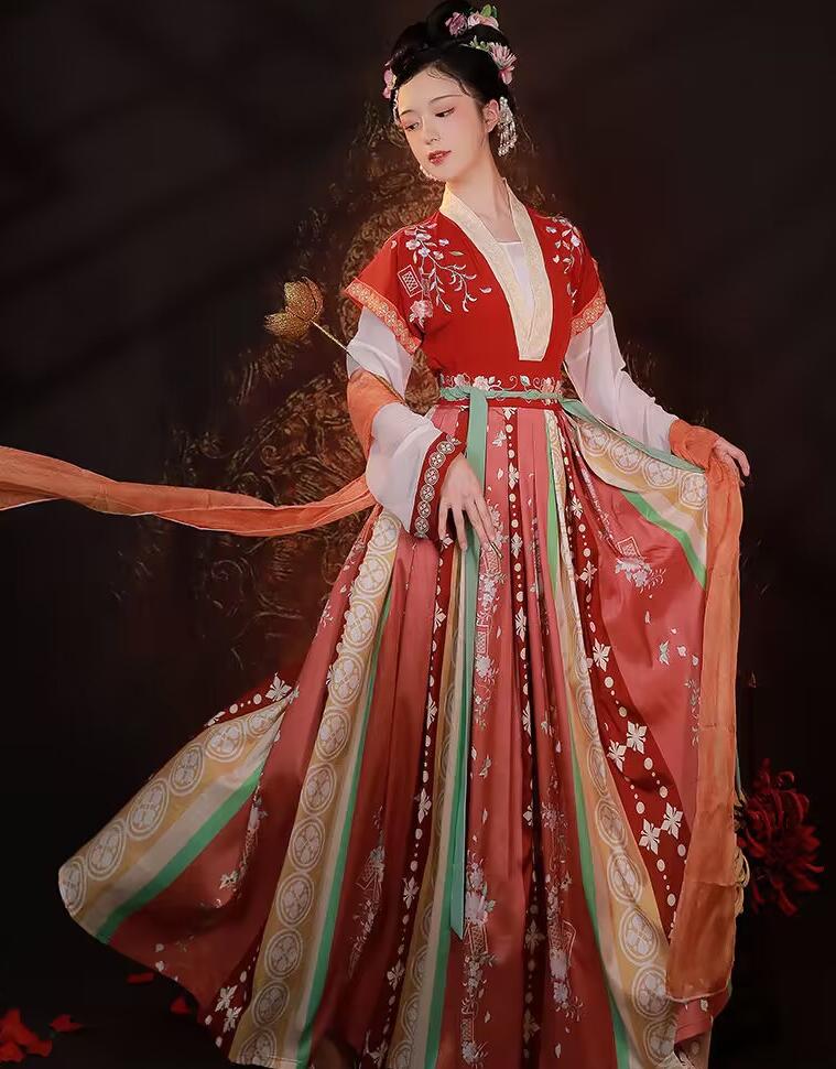 唐装 中国古代 華流舞台ステージ衣装 日常 萌え 変装 舞台 トップス 華服 写真 撮影/部活/クラブ変装/