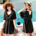 ビーチウェ ビキニ バストアップ スイムウェアワンピース 大きいサイズ ワンピース水着 ママ ぽっちゃり レディース 体型カバー