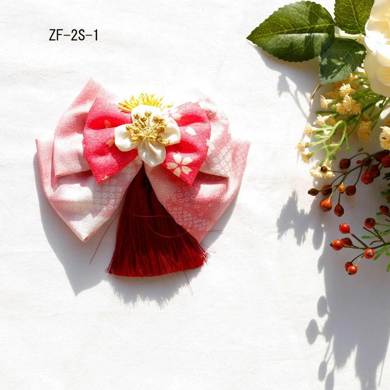 つまみ細工 髪留め 卒業式 結婚式 コーデやすい 袴 髪飾り ヘアーアクセサリー 和風 二次会 リボン 大学生 七五三 浴衣