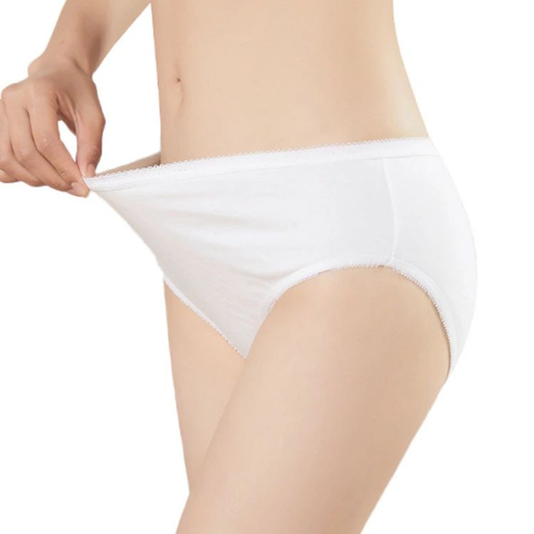 修学 消耗品 安全 使い捨てショーツ 15枚入 施術用 業務 防災備蓄用 生理 避難 旅行 使い捨てパンツ 入院 女性用 綿100％ 携帯用