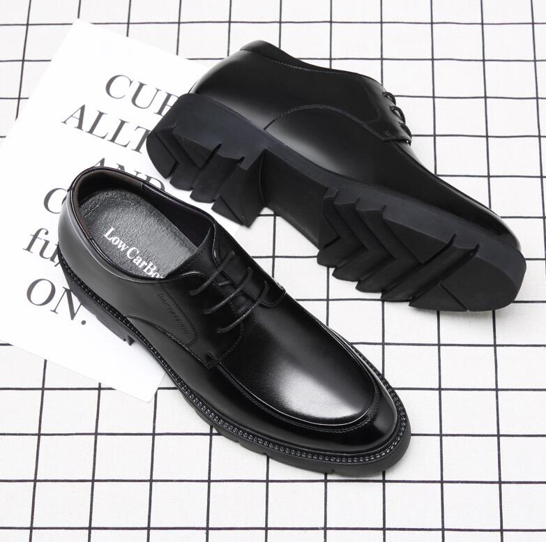 脱 通勤 仕事靴 学生 大人 撥水 カジュアル 紳士靴 身長アップ シークレットシューズ 8/10cmUP 革靴 本革 メンズ ウォーキング