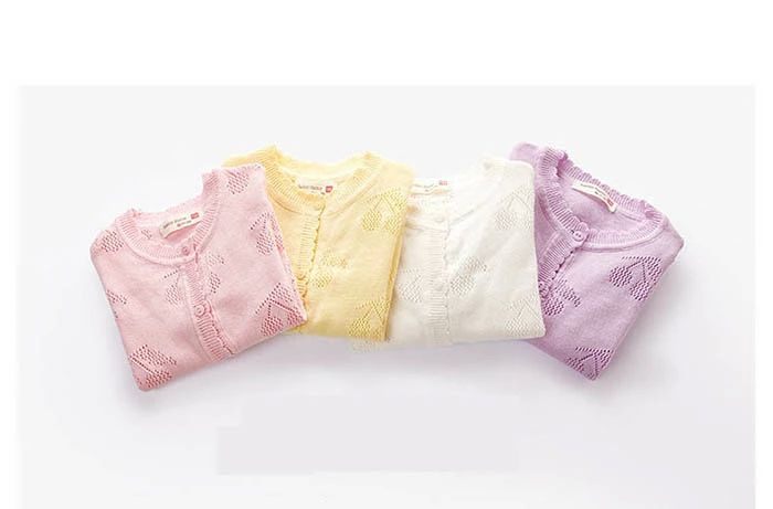 スマイルスマイルの紫外線対策 冷房対策 UVカット シンプル カジュアル 子供 服 子供用 子供 長袖 薄手 アウター キッズ 夏服 女の子 子供服 サマー｜アングル2