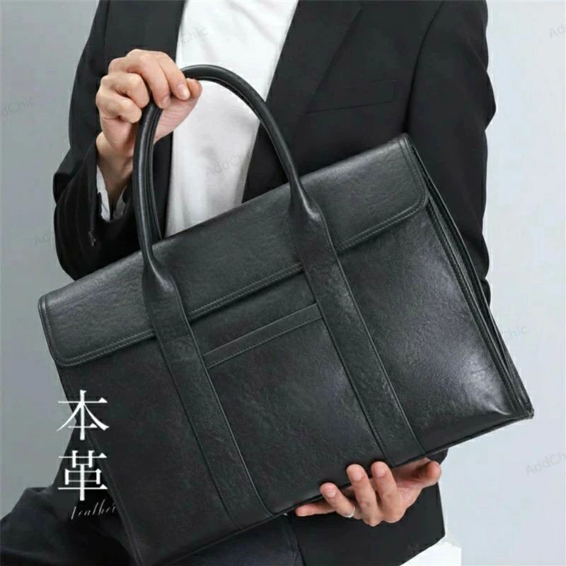 シンプル おしゃれ 出張 レザー 革 ブランド トートバッグ カバン 通勤 A4 ビジネスバッグ 薄い 薄型 軽量 薄マチ 本革 メンズ