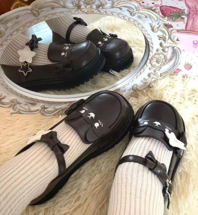 乐天商城 - 夏 シューズ 靴 ロリータファッション 変装 ロリータ 蝶飾り
